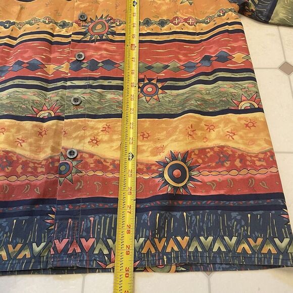 Vintage‎ Mens Hawaiian Shirts (LOT OF 2) The Territory Ahead Size Large Colorful - Picture 11 of 16